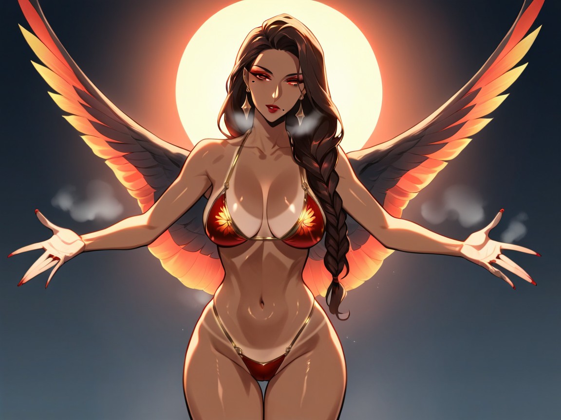 Ultra Detailed, Perfect Face, Chest Wider Than Hips Hentai AI Porn