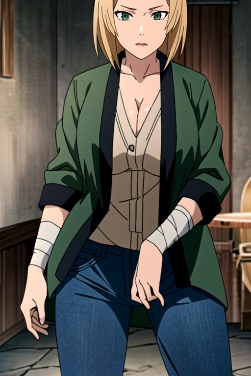 Desnuda, Tsunade (naruto), Mushoku Tensei Porno gay IA