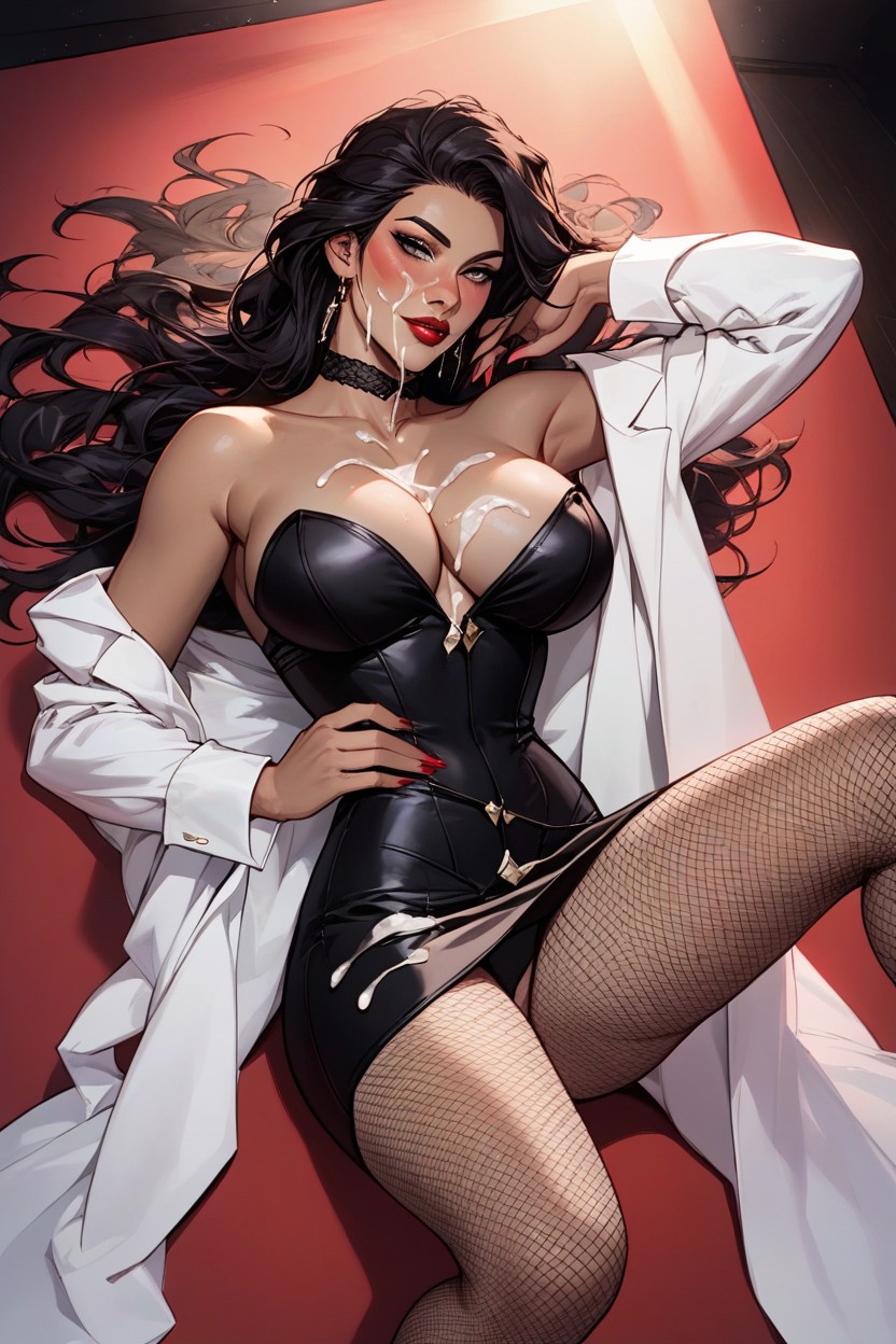 Stripping, Large Breasts, Zatanna AI Porn
