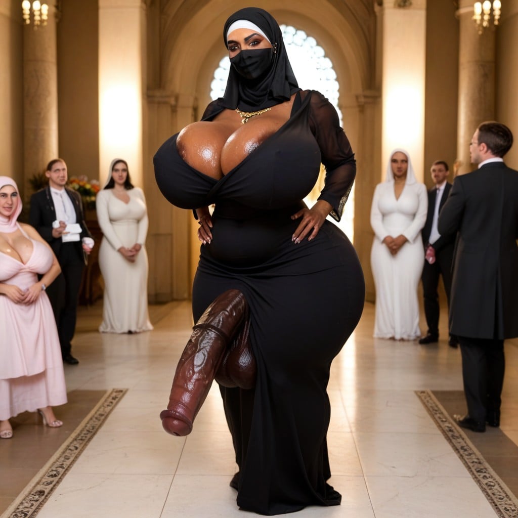 Gigantic Testicles, African People, 30+ Shemale AI Porn