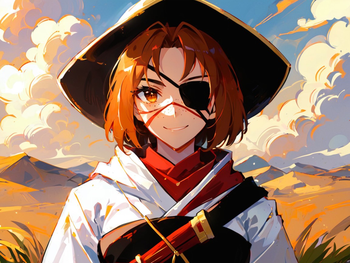 Smirk, Ginger, Matching Eyes Hentai AI Porn