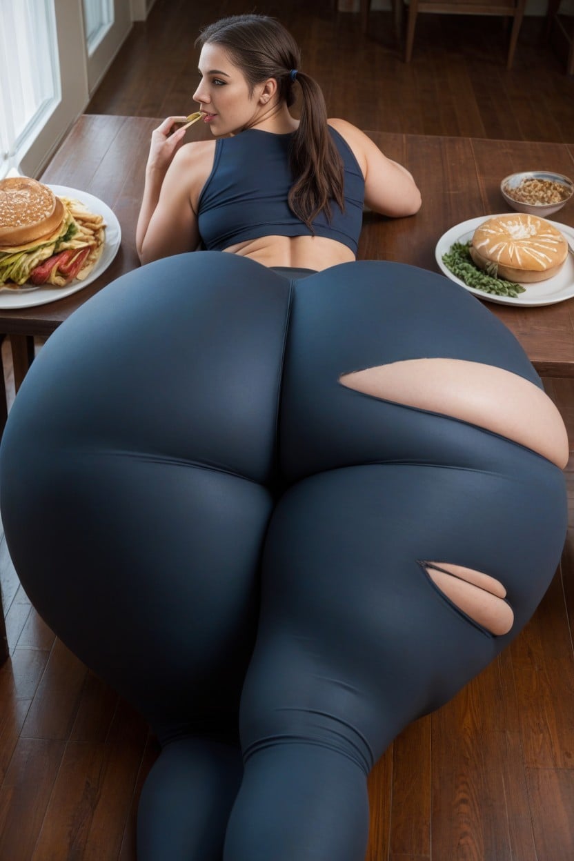 British, Hyper Hips, Pigtails AI Porn