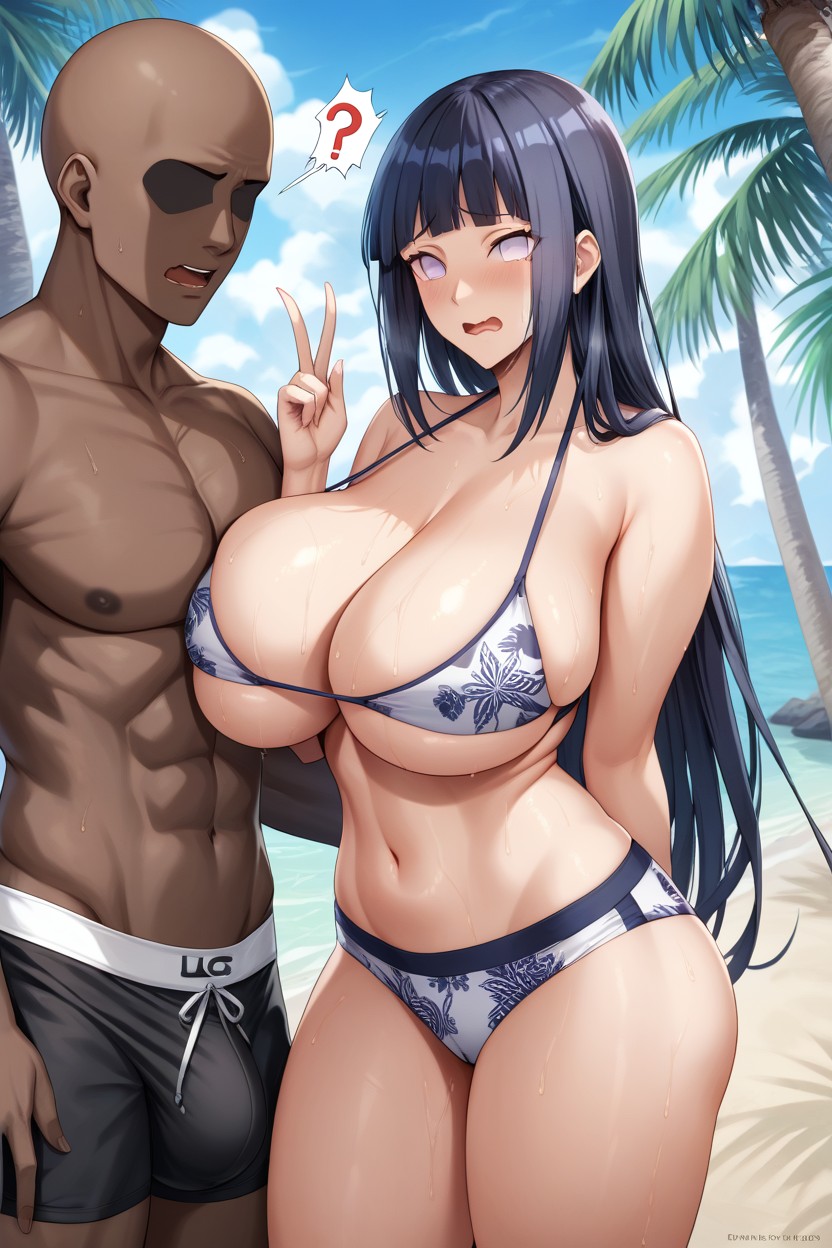 Breasts Exposed, Royal Bedroom, Beach Hentai AI Porn