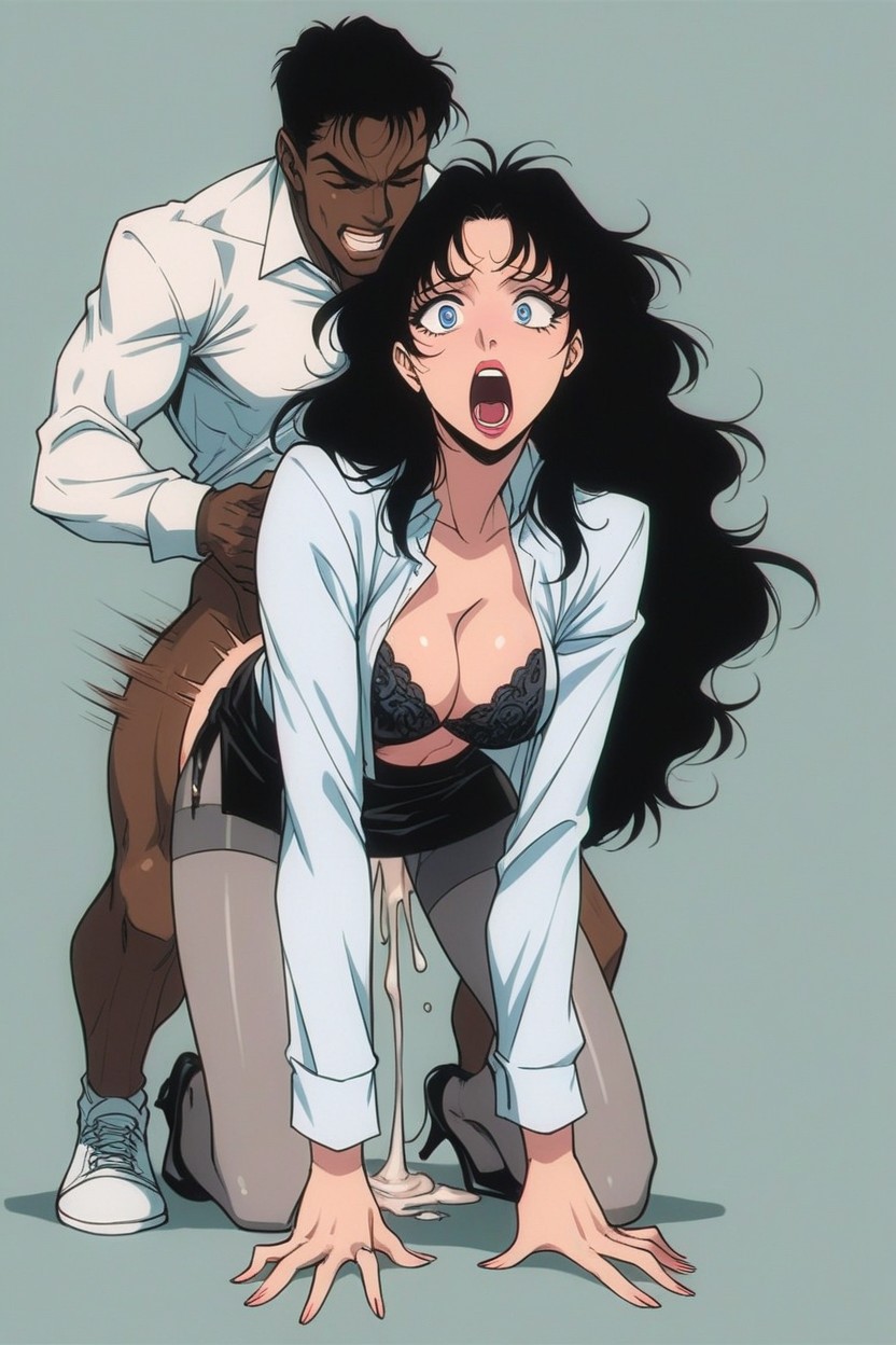 Straight, Straight Hair, Rough Sex Hentai AI Porn