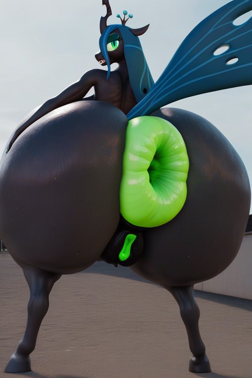 Fingers In Asshole, Hyper Anus, Hyper Vagina Furry AI Porn
