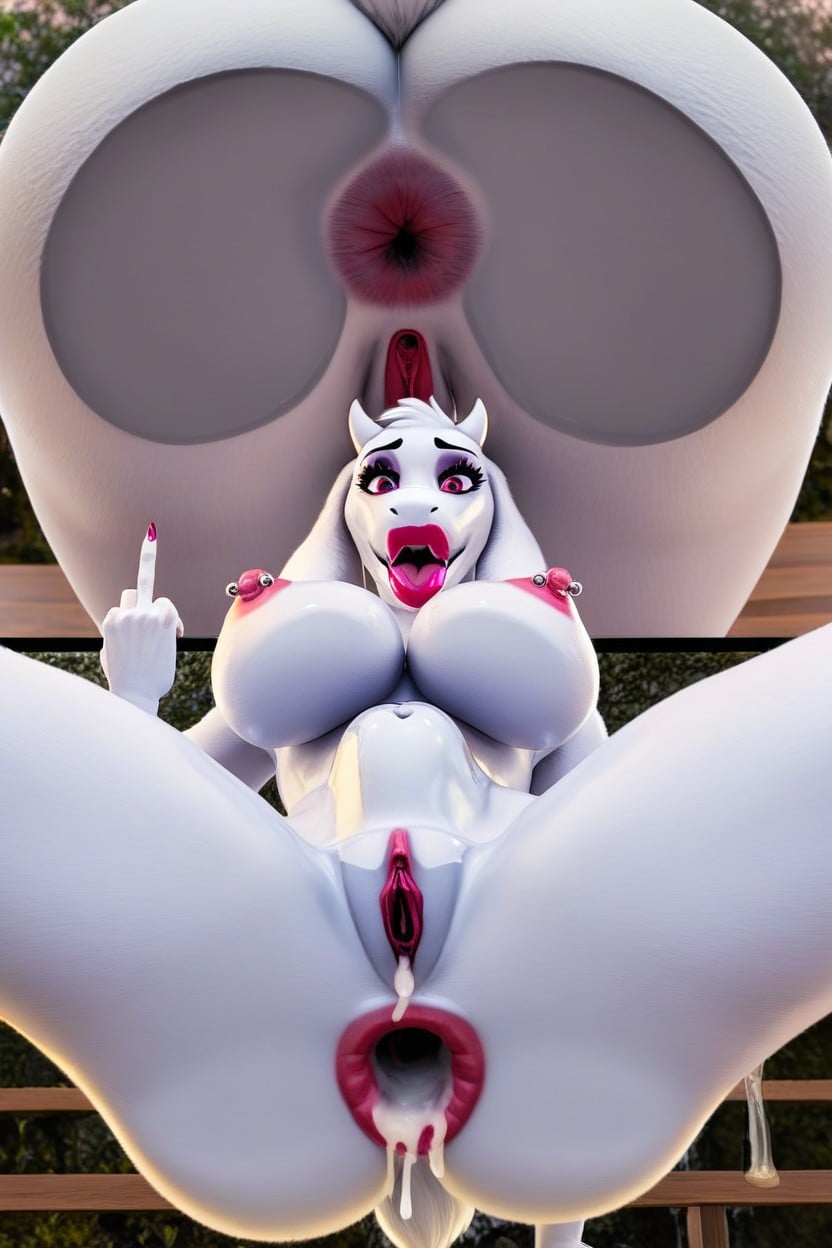 Massive Breast, Thick Thighs, Camel Toe Furry AI Porn