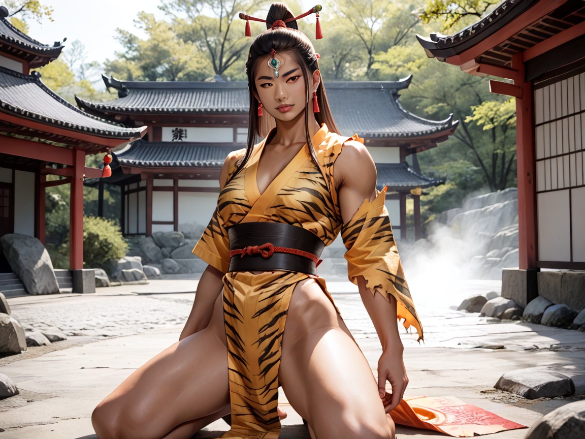 Squared Abdomen, Squared Torso, Small Ass Hentai AI Porn