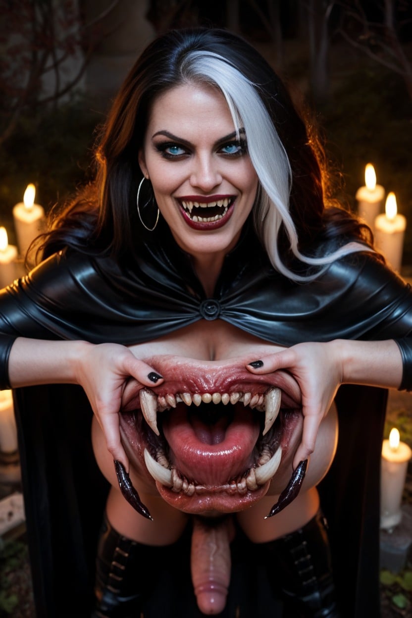 Extremely Thick Lips, Many Candles, Ultra Hdr AI Porn