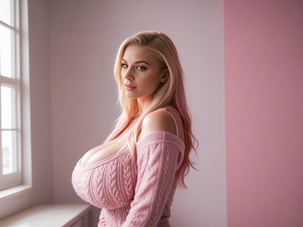 Side View, Sultry Expression, Sunny AI Porn