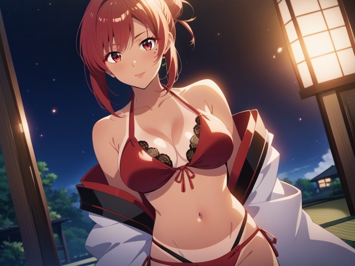 Chest Wider Than Hips, Feudal Japan Background, Ultra Detailed Clothes AI Porn