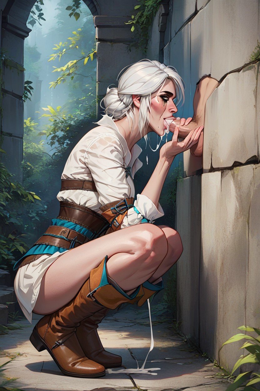 Ciri From The Witcher, Squatting, Creampie Asian AI Porn
