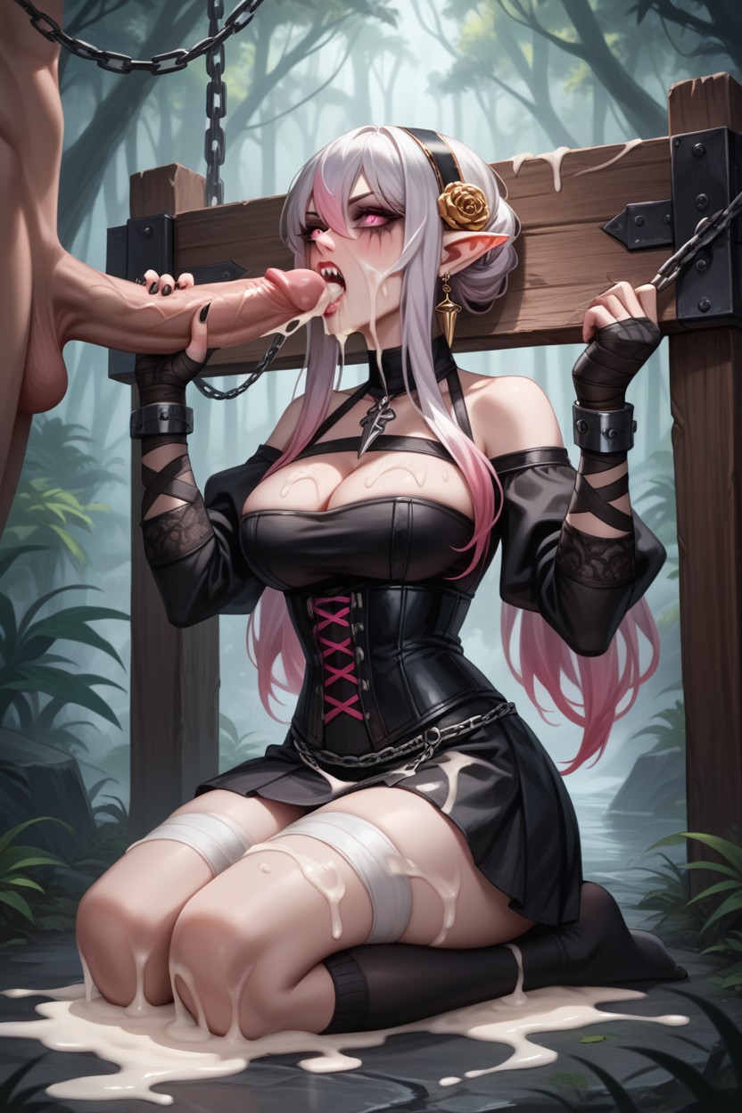 Briar, Scary Face, Silver Eyes Hentai AI Porn