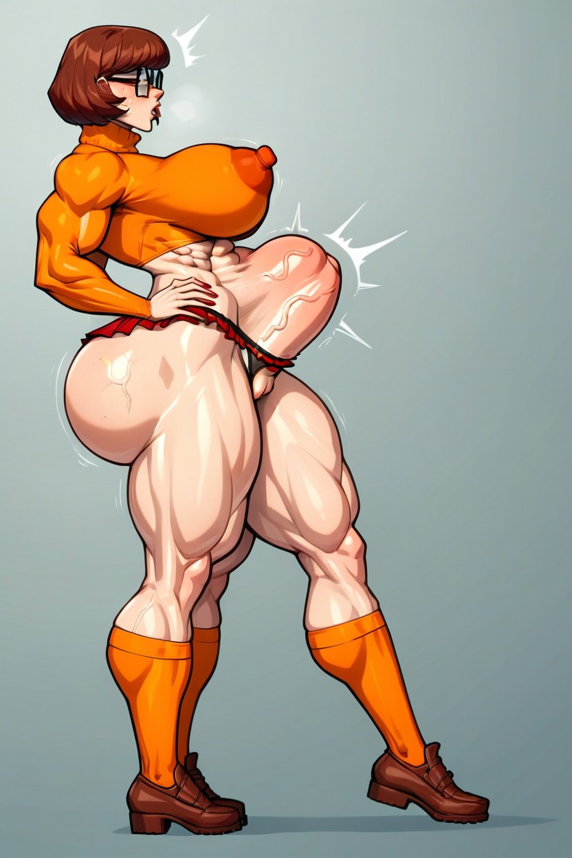 Artist Style Kennycomix, Anal Dildo, Standing AI Porn