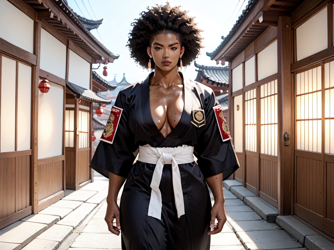 Nsfw, Lace Robe, Wide Chest Hentai AI Porn