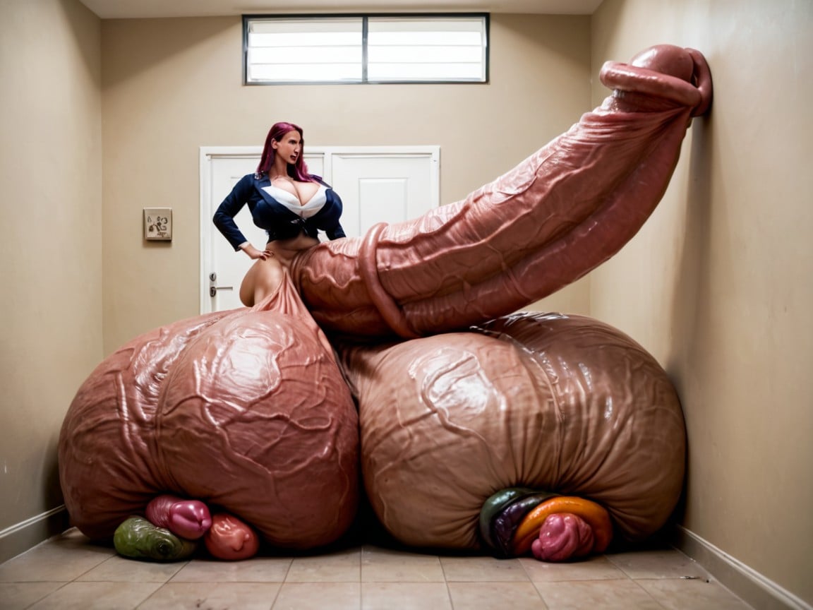 Hyper Breast Hyper Enlarged Puffy Anus, Giant, Rainbow Dash My Shemale AI Porn