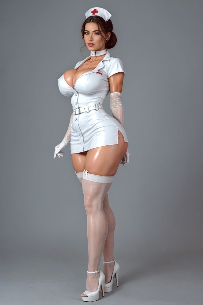 Waist, Large Ass, Ultra Detailed Face AI Porn