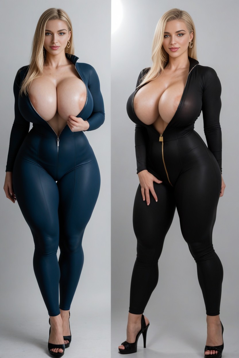 Massive Glutes, Rounded Ass, Fitness Thunder Thighs AI Porn