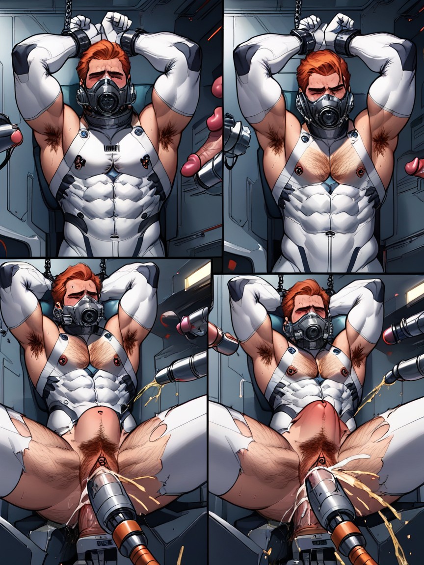 Hairy, Pissing, Double Penetration AI Gay Porn
