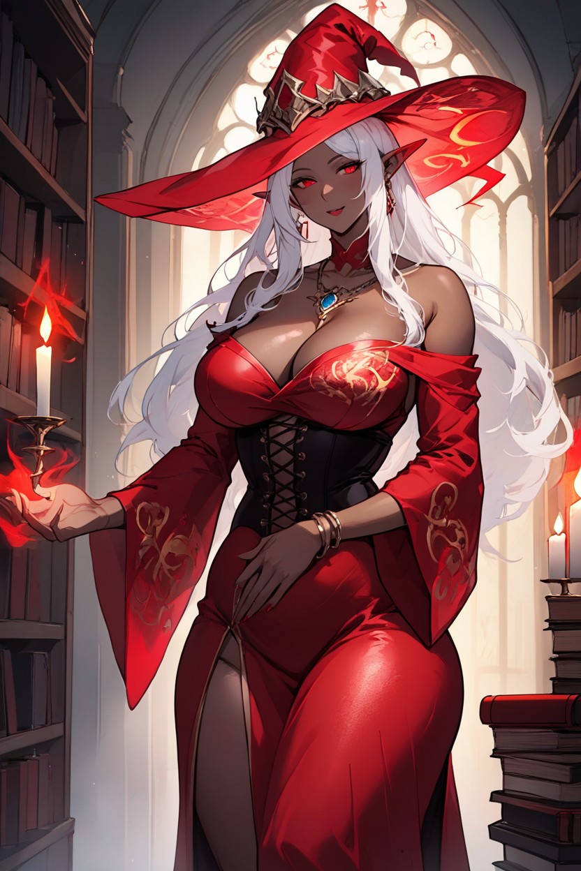 Brown Skin, Rounded Wide Hips, Focus On Woman Hentai AI Porn