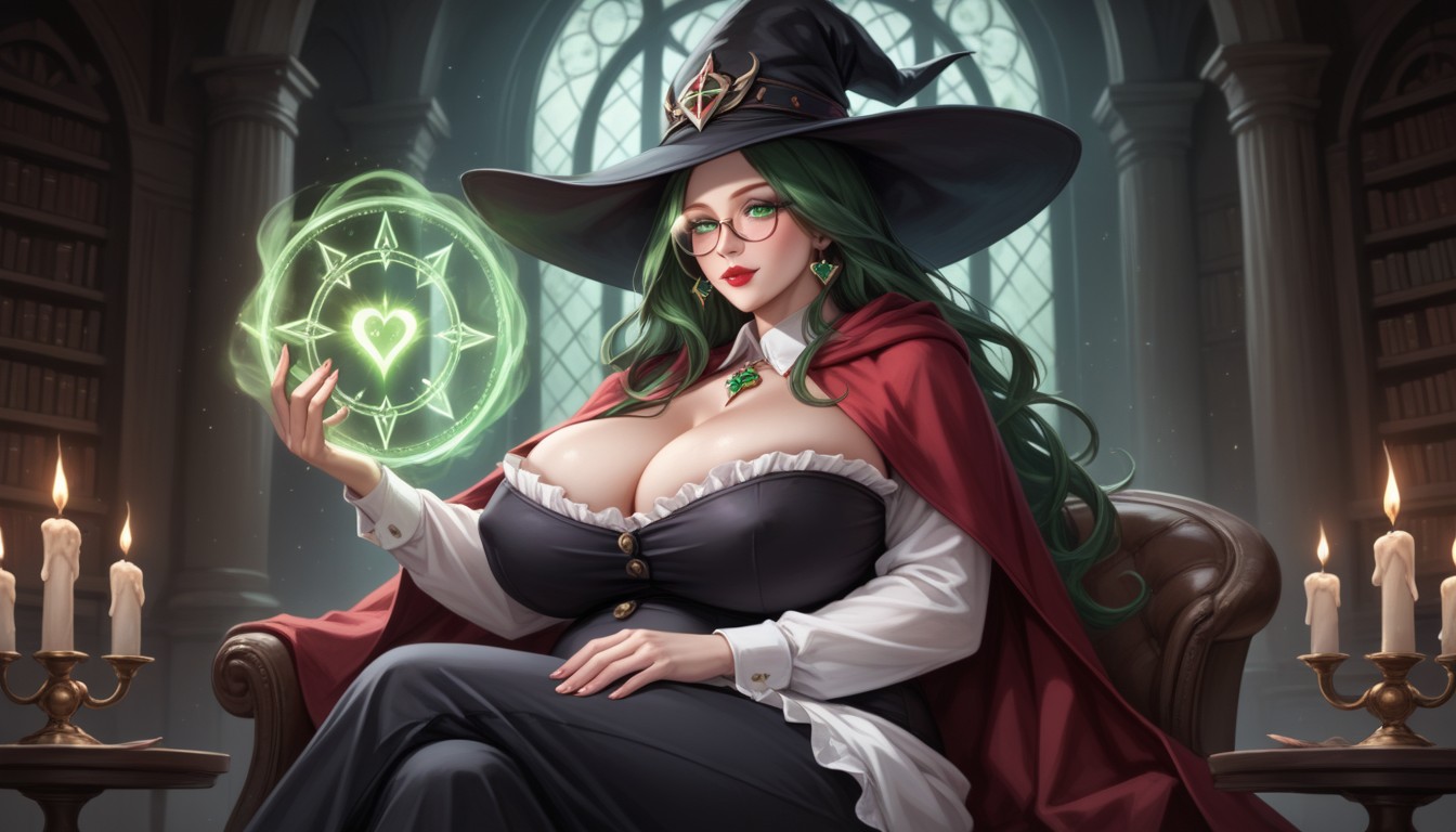 Huge Breast, Gorgeous Firm Ass, Red Cloak Hentai AI Porn