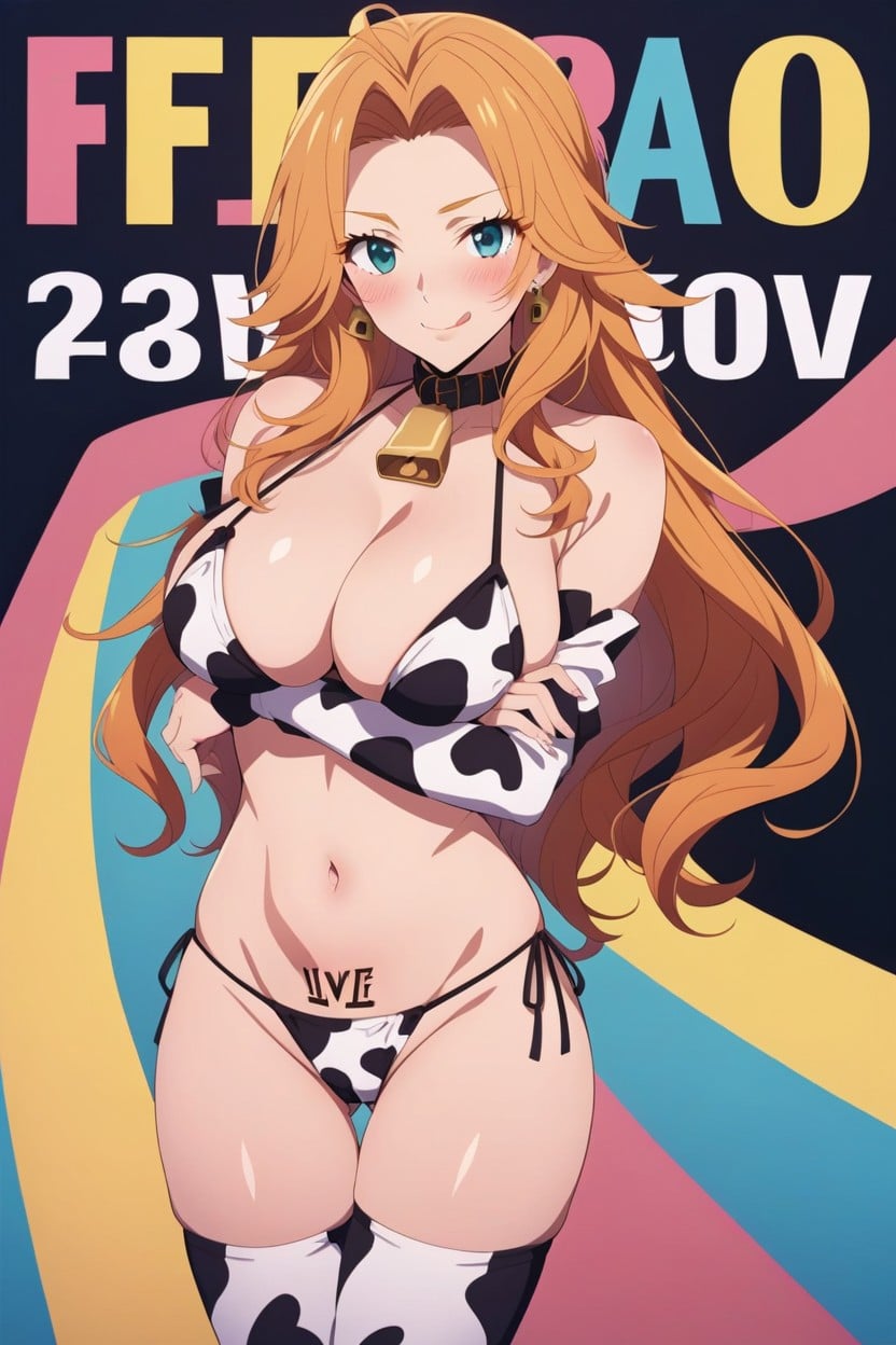 Body Writing, Side Tie Bikini Bottom, Highres Hentai AI Porn