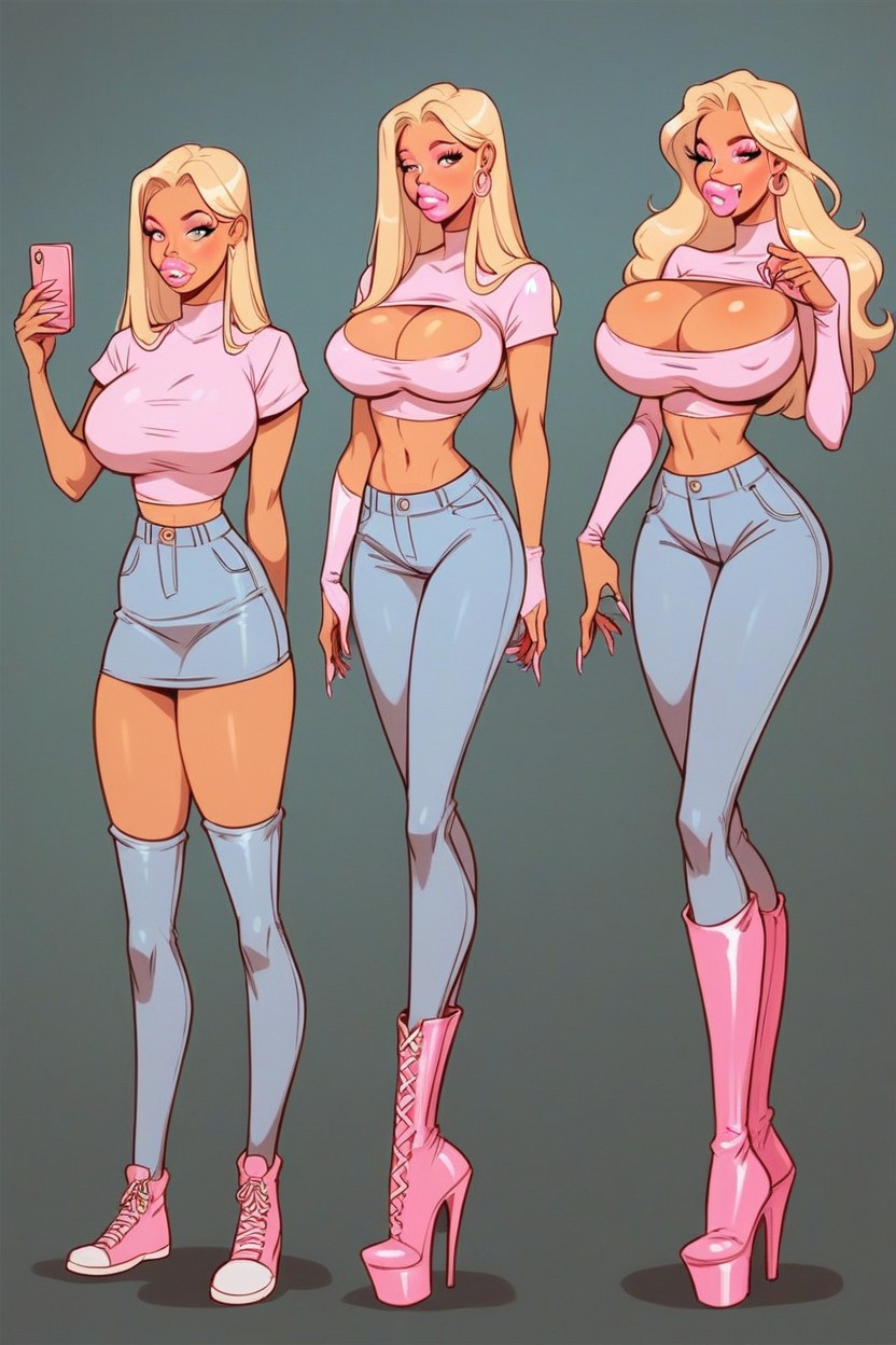 Breast Growth, Sequence, Growing Hentai AI Porn