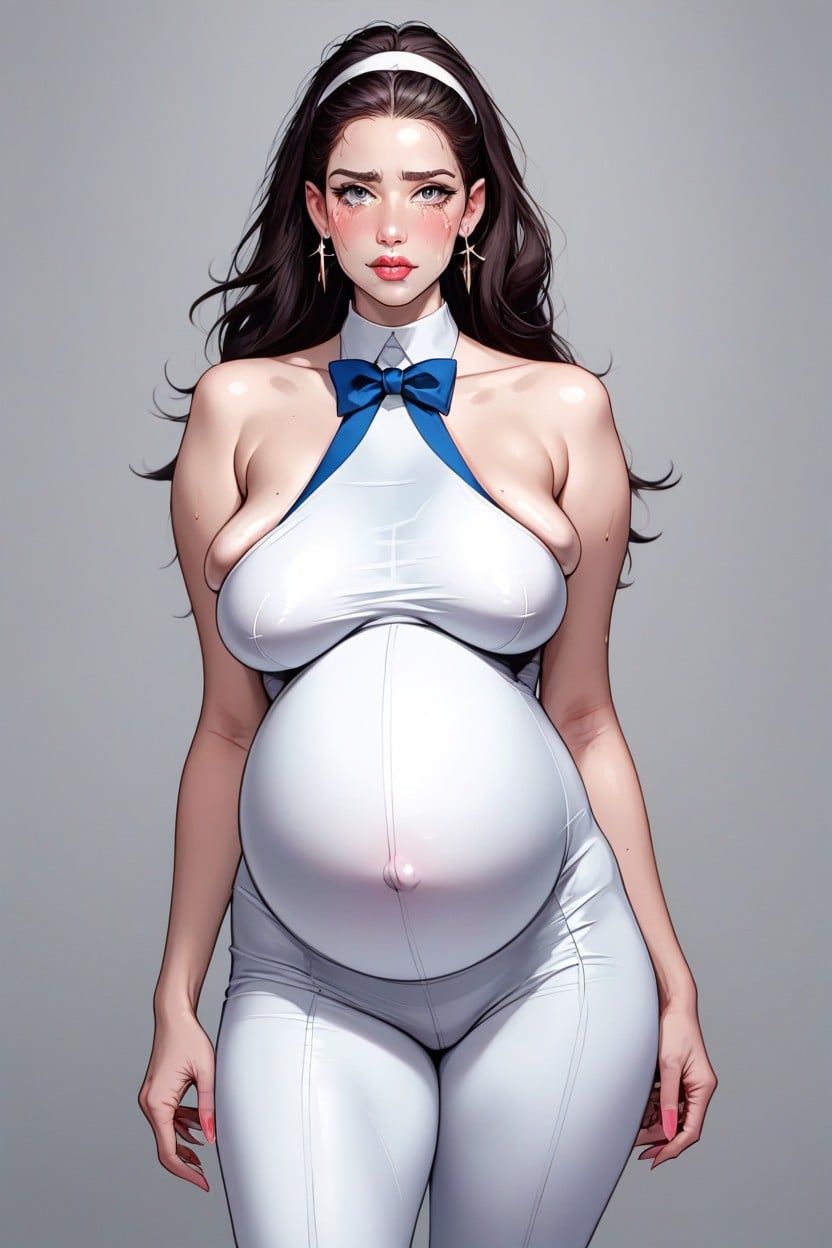 She Got Pregnant For Her Sponsor, Tearing, Famous Pure Actress AI Porn