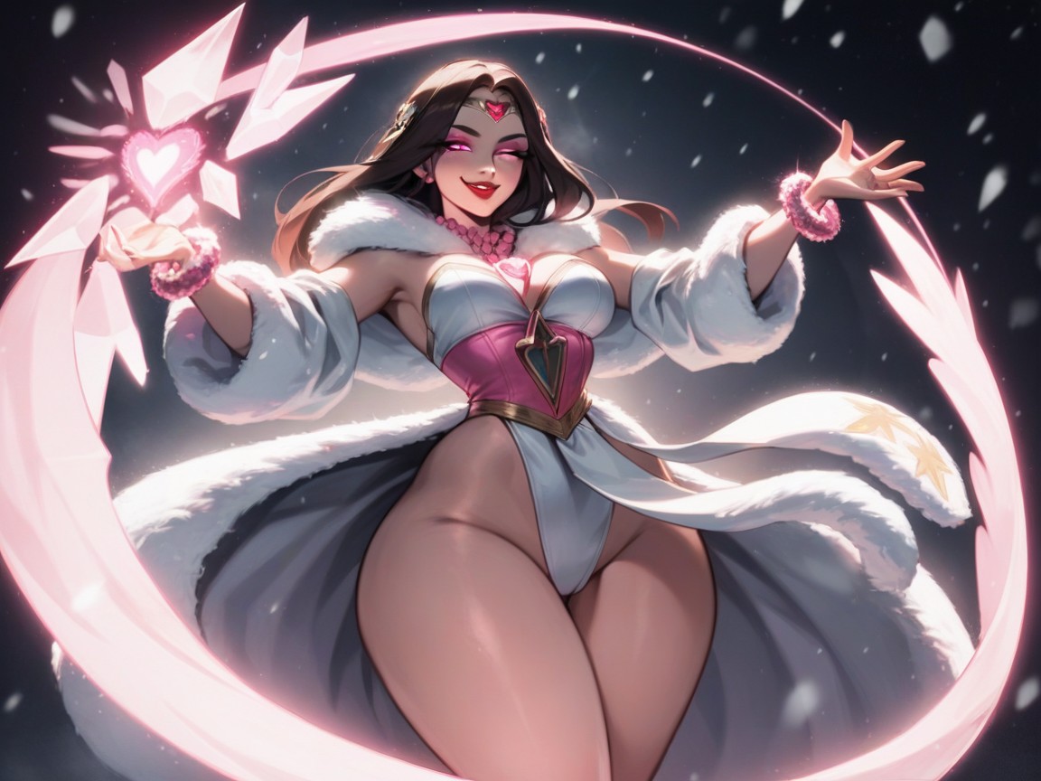 Thick Thighs, Pink Eyes, Foggy Room Hentai AI Porn