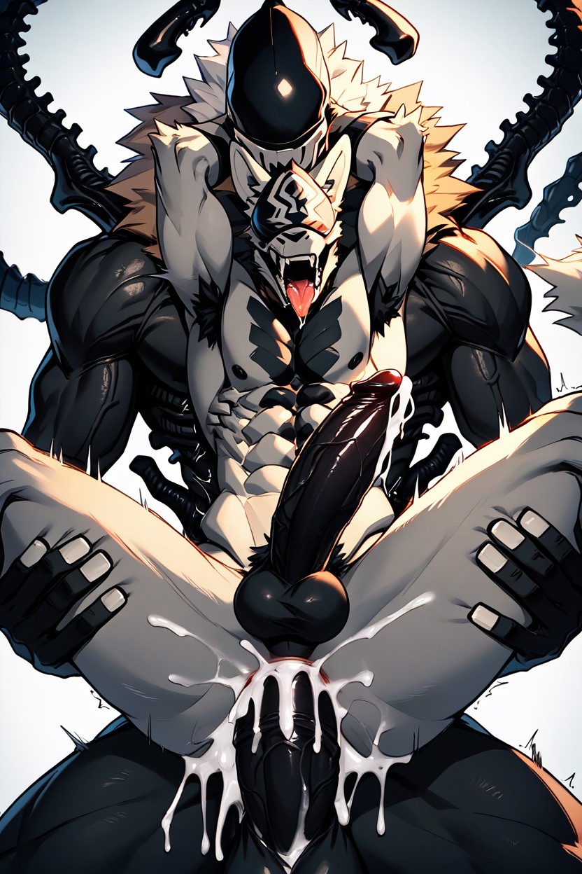 Gay Sex, Xenomorph Fucking Hilichurlsmasked, Hilichurlsmasked Furry AI Porn