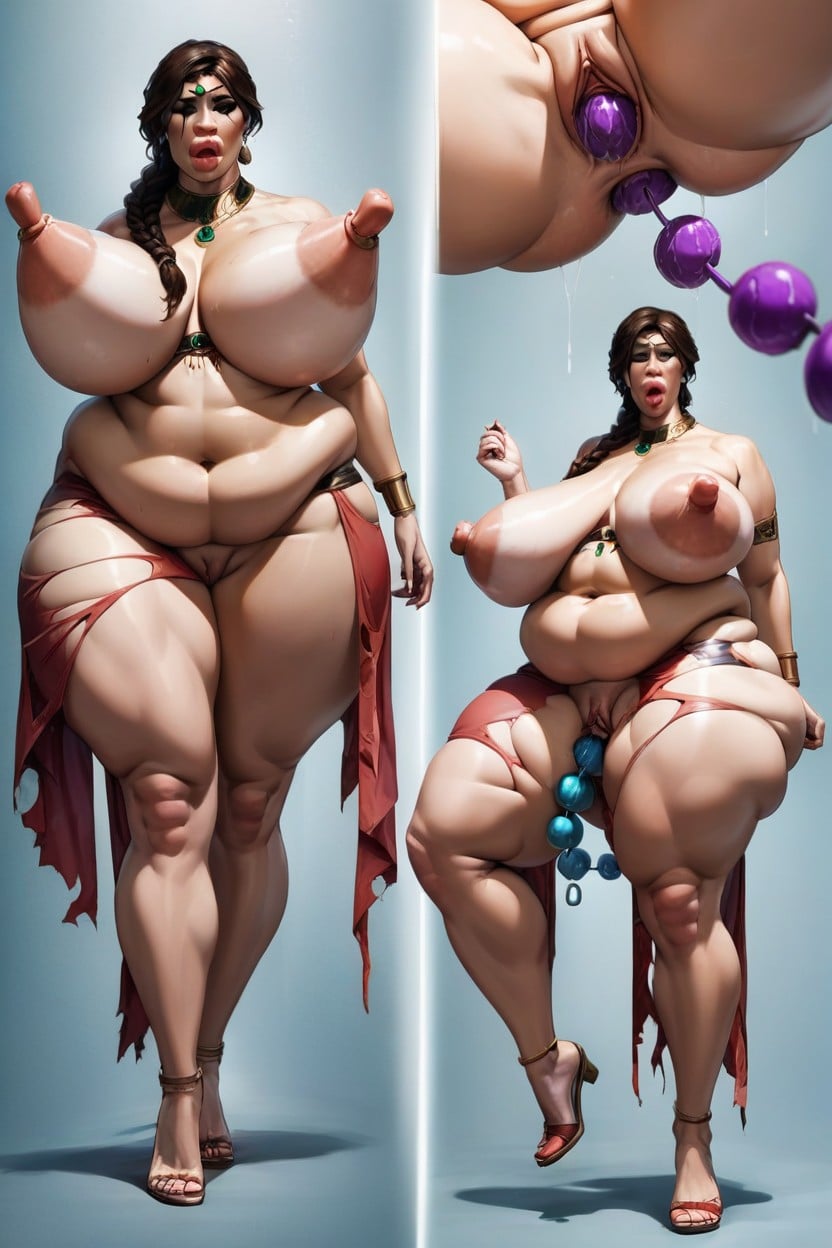 Force Fed, Multiple Views, Pear Shaped AI Porn