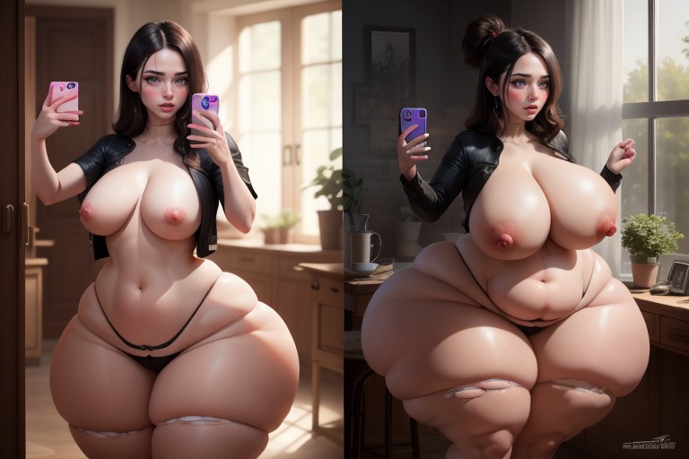 Extremely Extra Voluptuous, Extra Mega Plump, Selfie Hentai AI Porn