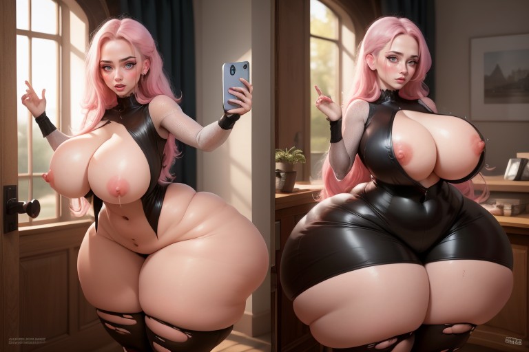Ssbbw, Before And After Of Feeding To Gain Weight, Extremely Hugely Fat Feedee Hucow Fetish Hentai AI Porn