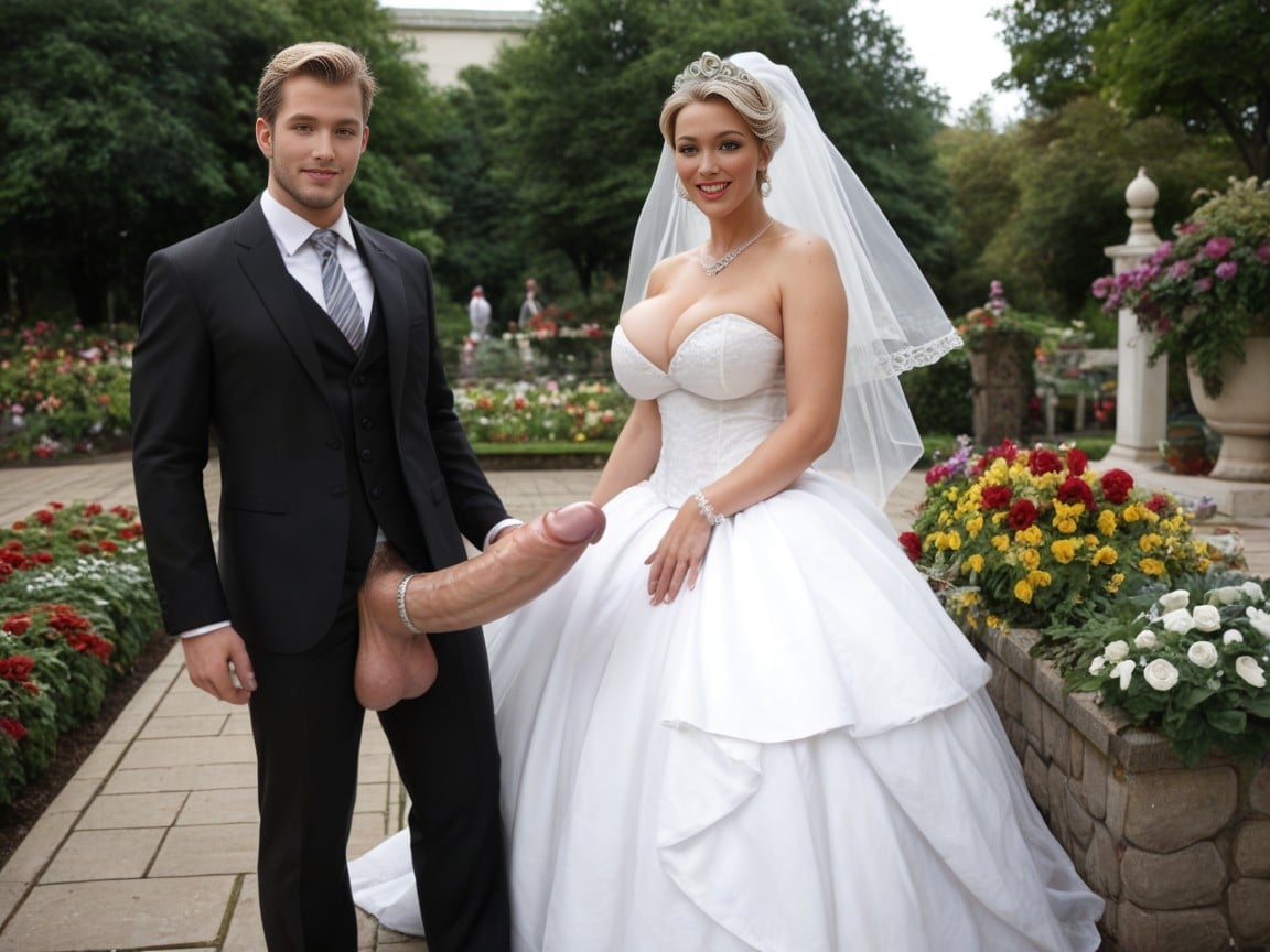 Hypercock, Wedding Dress, Giant Cock AI Porn