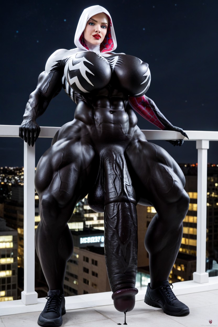 Marvel, Gigantic, Fake Tits Shemale AI Porn