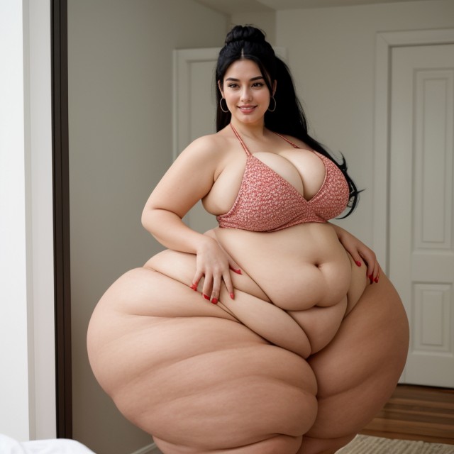 Giant Ass, Black Hair, Between And AI Porn