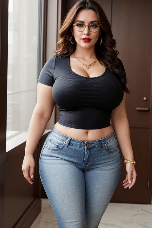 Heels, Sexy And Beautiful, Thick And Curvy Thighs And Knees AI Porn