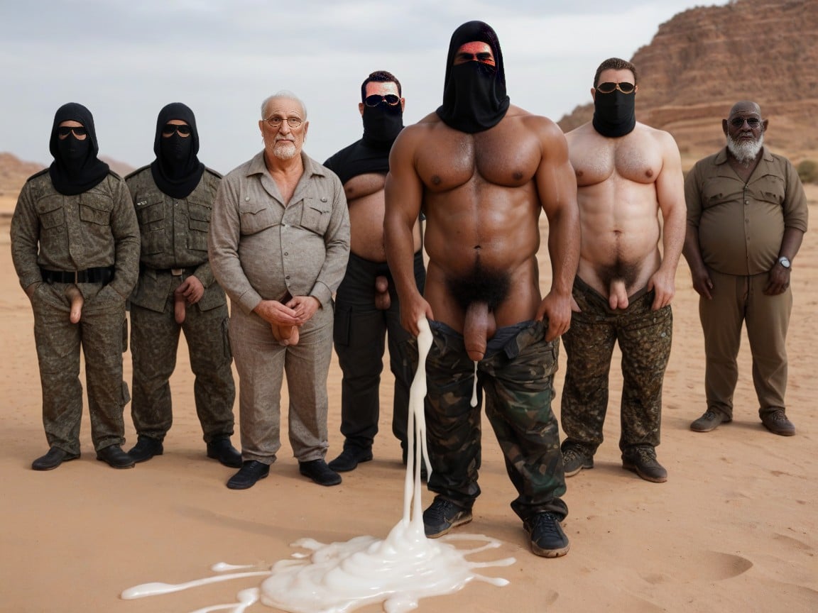 Hair Band, Hairy Cocks, Black Headscarfs AI Gay Porn