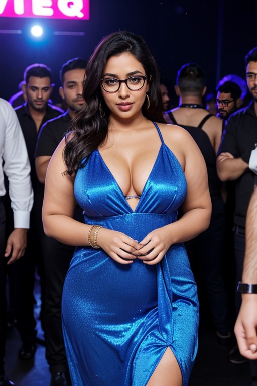 Gangbang, Many Men Around Eagerly Waiting With Erections, Gangbang AI Porn