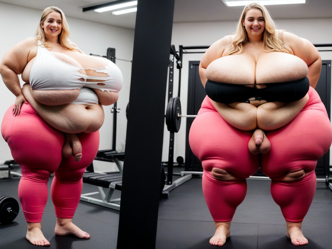 Massive Fat Belly, Fatter, 작은 쉬메일 AI 포르노