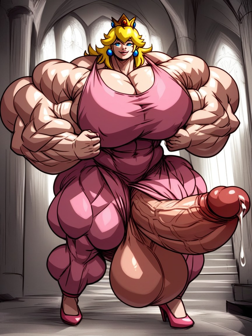 Hyper Gigantic Massive Muscles, Hyper Gigantic Massive Testicles, Hyper Gigantic Massive Penis Hentai AI Porn