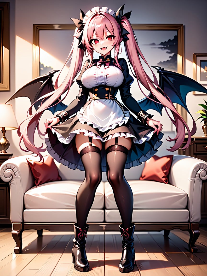 Red Eyes, Skinny, Night Hentai AI Porn