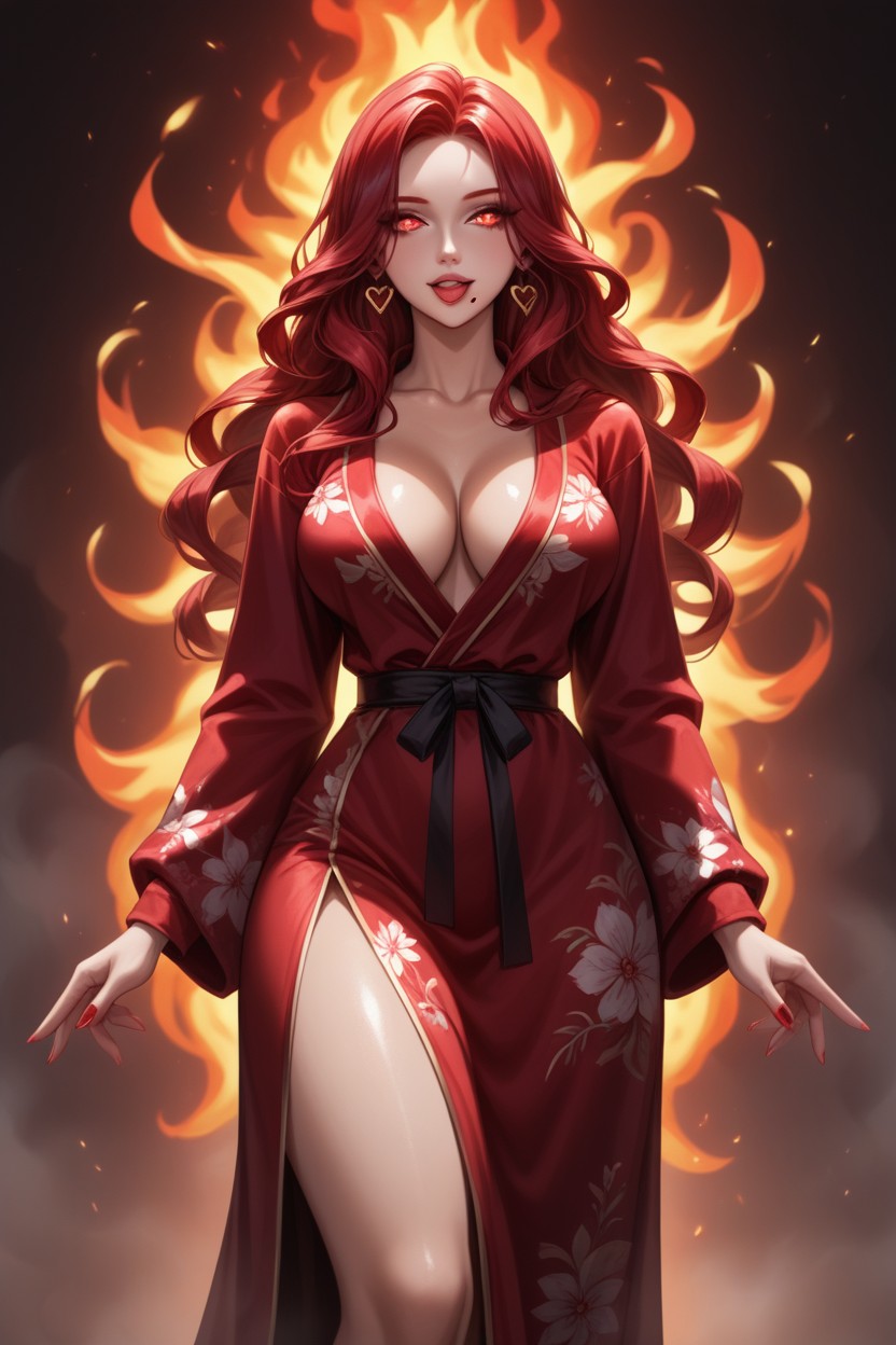 Indonesian, Statuesque Body, Oiled Skin Hentai AI Porn