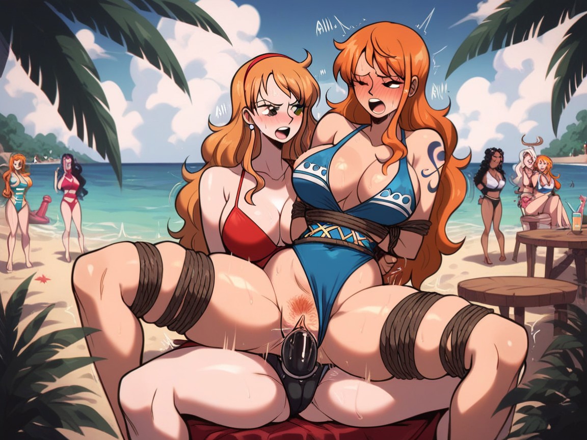 Arms Behind Back, Hard Shadow, Plap Sound Effect Hentai AI Porn