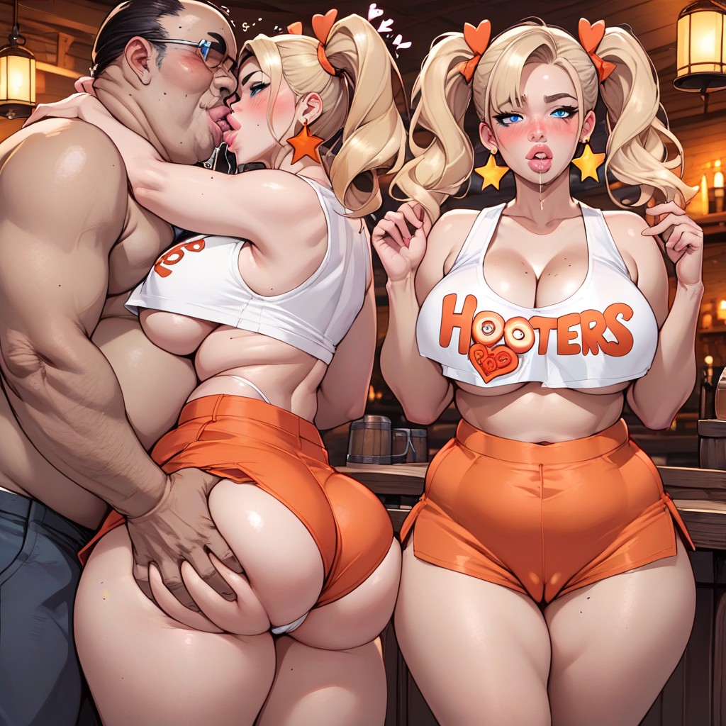 Sound Effects, Blonde Hair, Love Hearts AI Porn