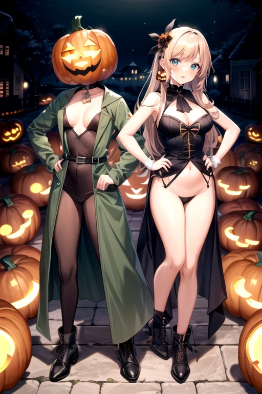 Pumpkin Face Man, Pumpkin Face Man, Pumpkin Face Man Hentai AI Porn