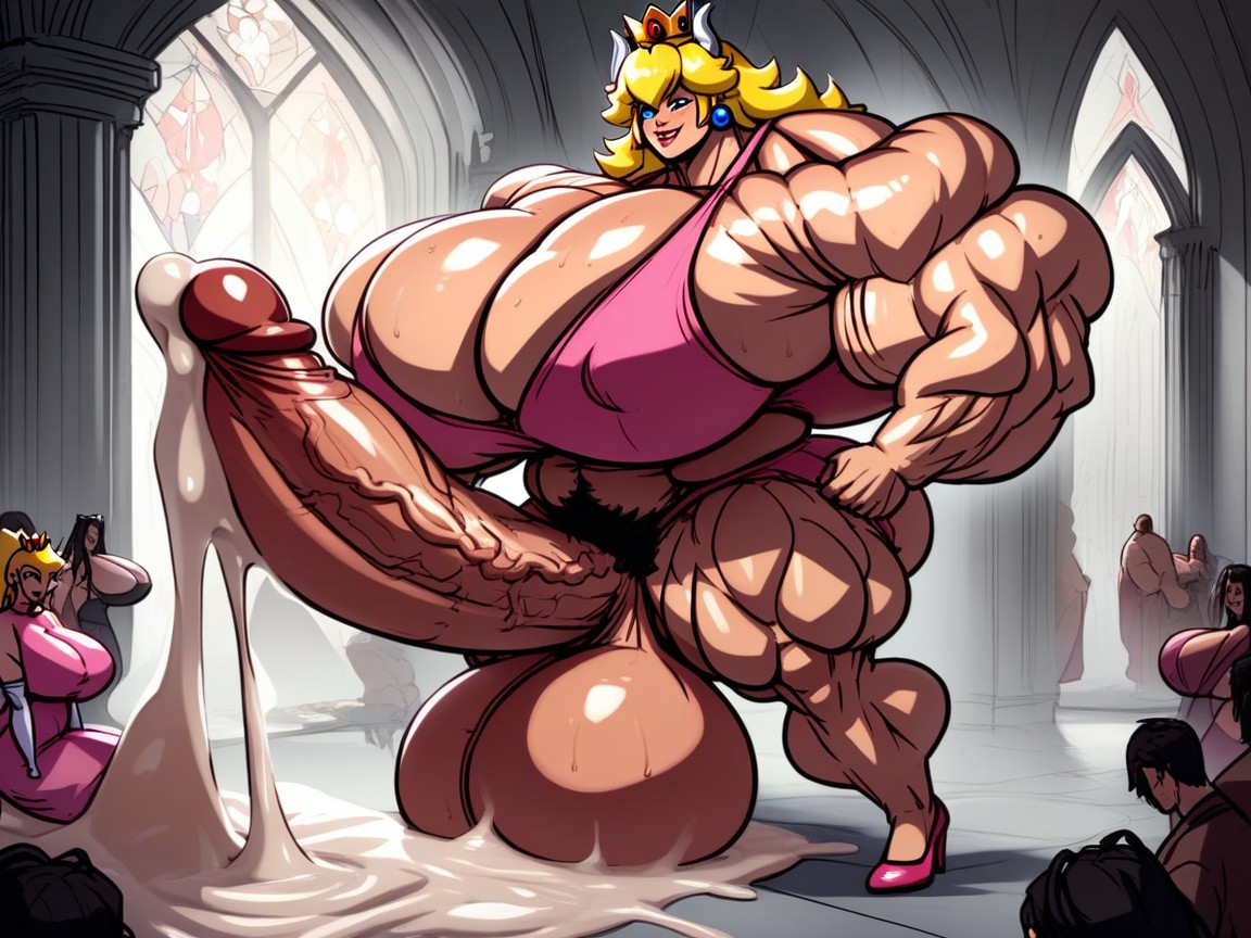 Inside The Castle, Hyper Gigantic Massive Penis, Hyper Gigantic Massive Muscles Hentai AI Porn