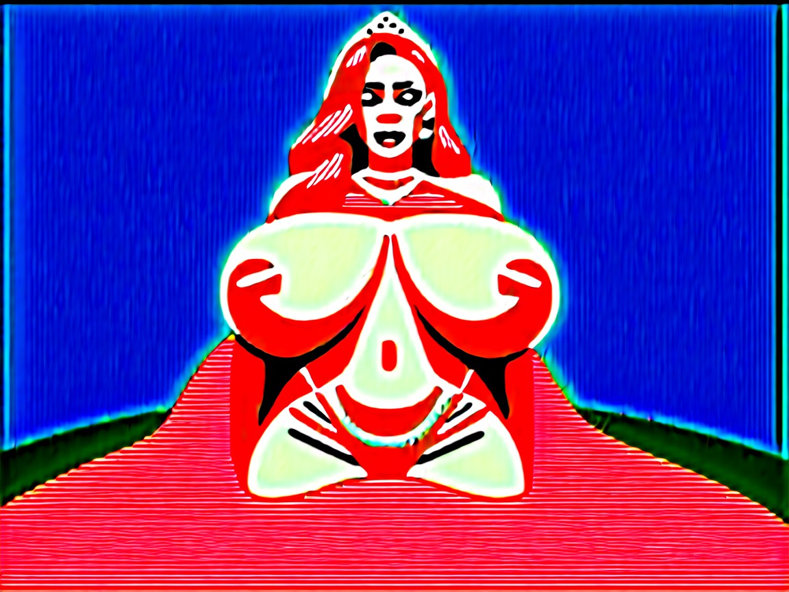 Earrings, Belly Dancer, Massive Breasts AI Porn