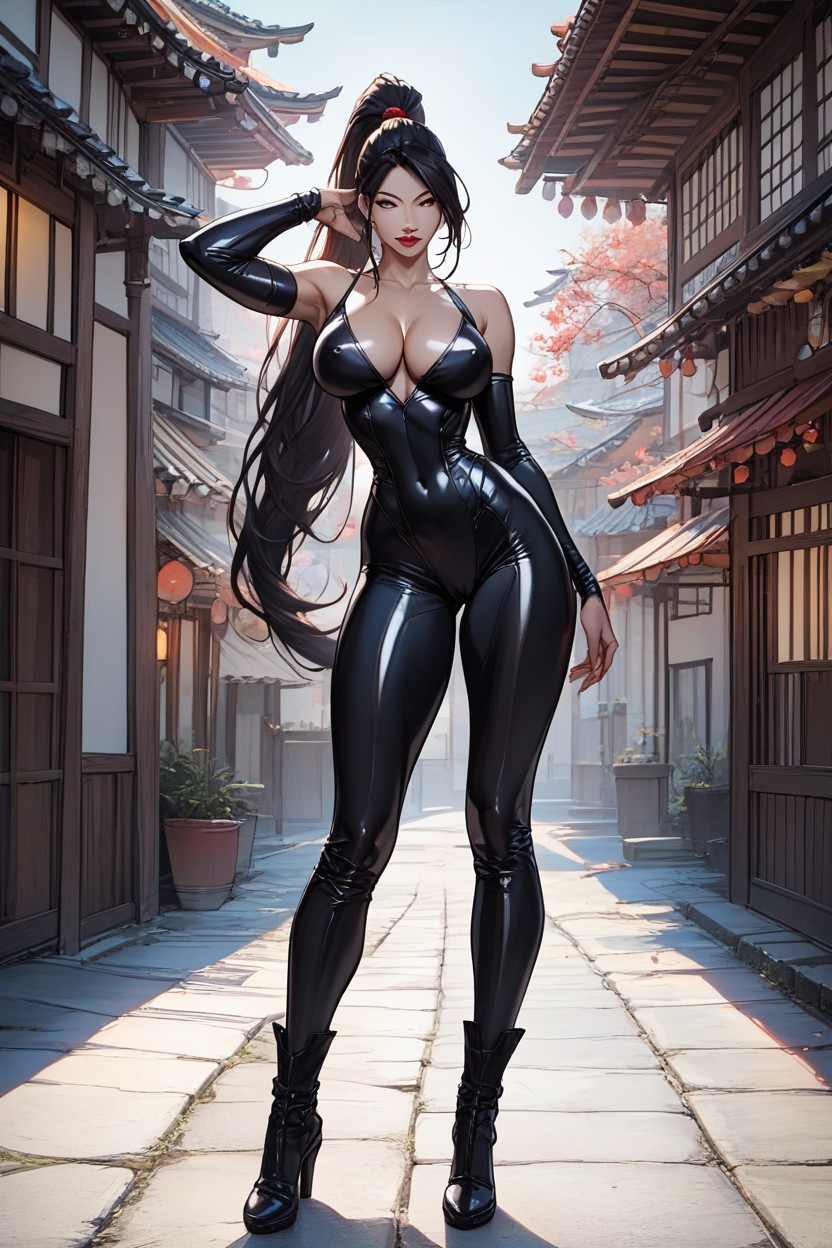 Full Body, Thigh Gap, Cleavage Hentai AI Porn