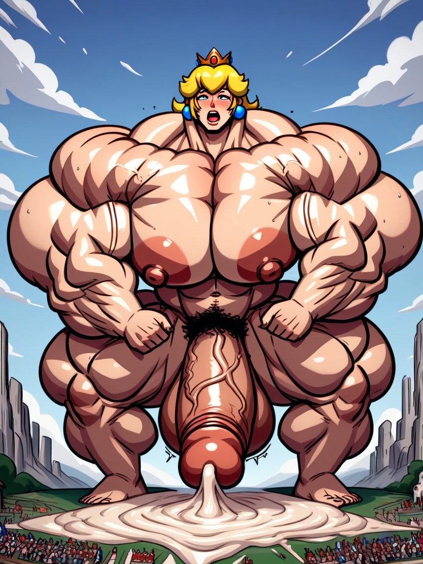 Hyper Gigantic Massive Testicles, Hyper Gigantic Massive Testicles, Growth Hentai AI Porn