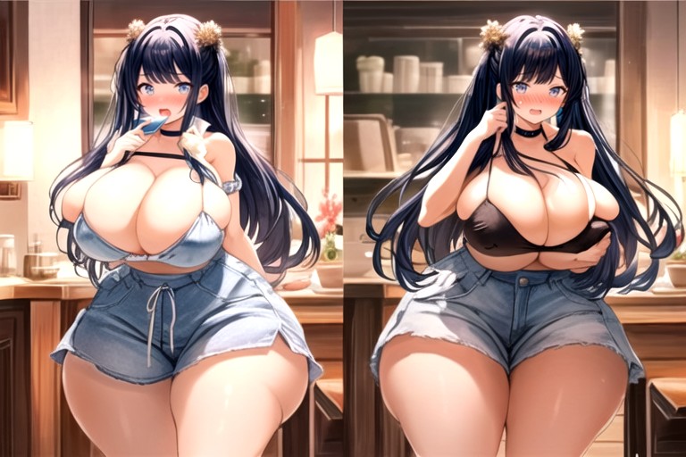 Ssbbw, Feedee Hucow Kink With Mass Weight Gain And Breasts Expansion, Warm Anime Hentai AI Porn